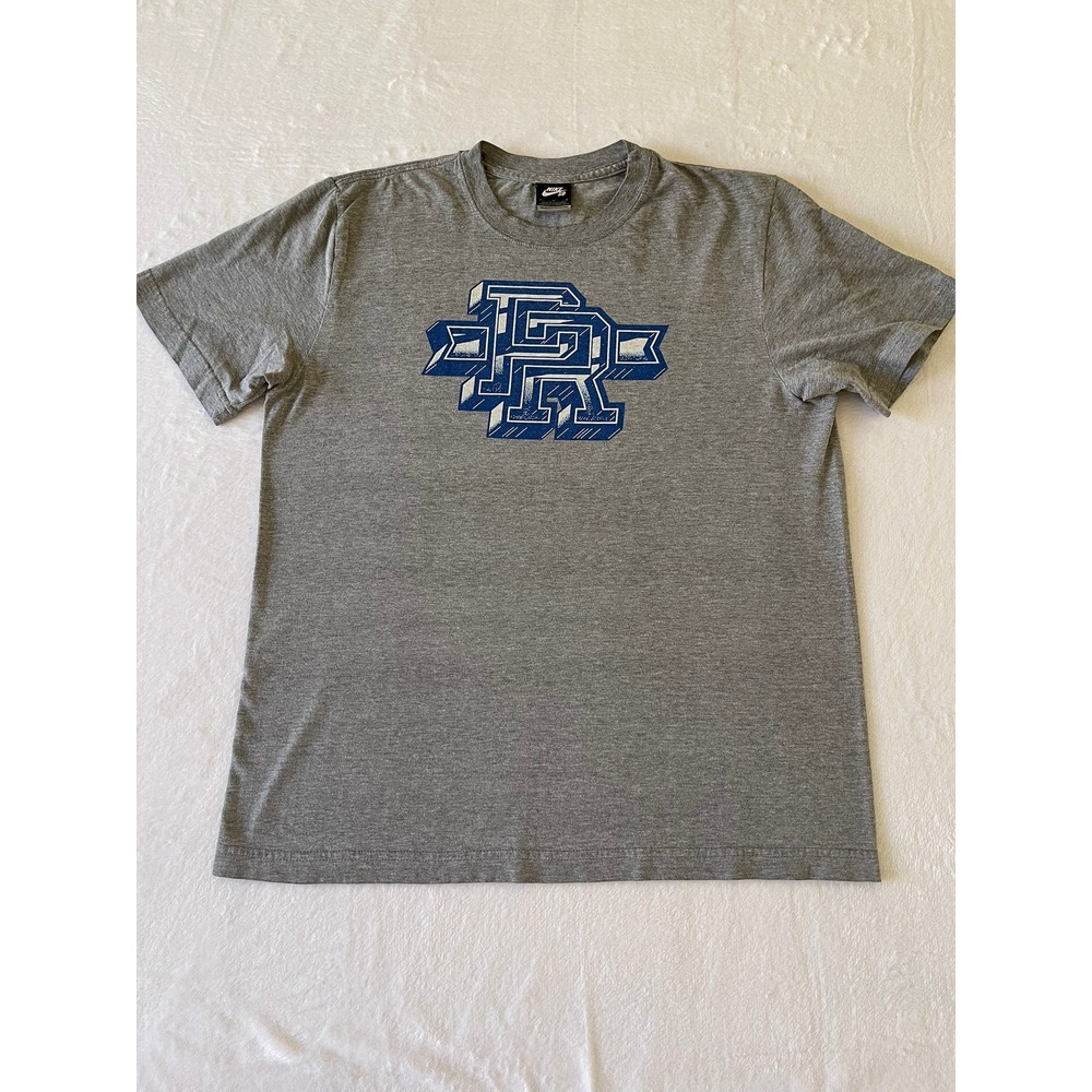 Nike SB Paul Rodriguez P-Rod Graphic T Shirt Mens M Gray Blue Skateboarding